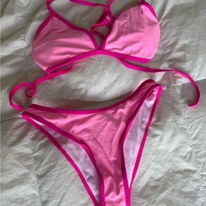 Vibrant Pink Bikini Set